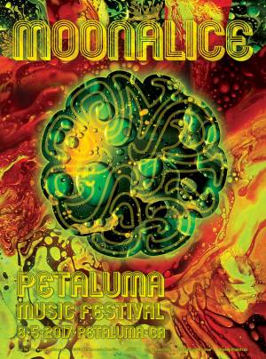 Bill Ham's Moonalice poster for today