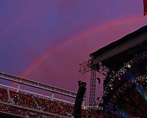 And a rainbow to end the first set!